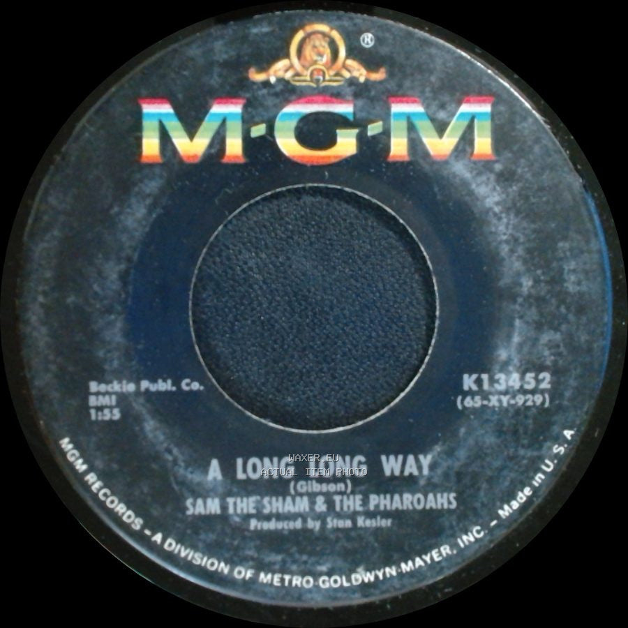 Sam The Sham & The Pharoahs - A Long Long Way / Red Hot side A