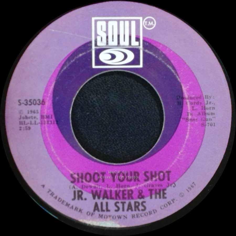 Jr. Walker & The All Stars - Shoot Your Shot / Ain't That The Truth side A