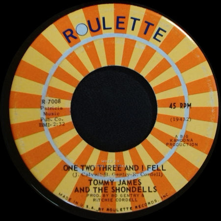 Tommy James And The Shondells - One Two Three And I Fell / Mony Mony side A