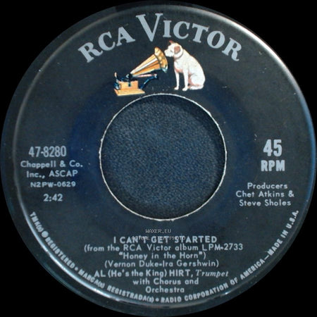 Al (He's The King) Hirt - I Can't Get Started / Java side A