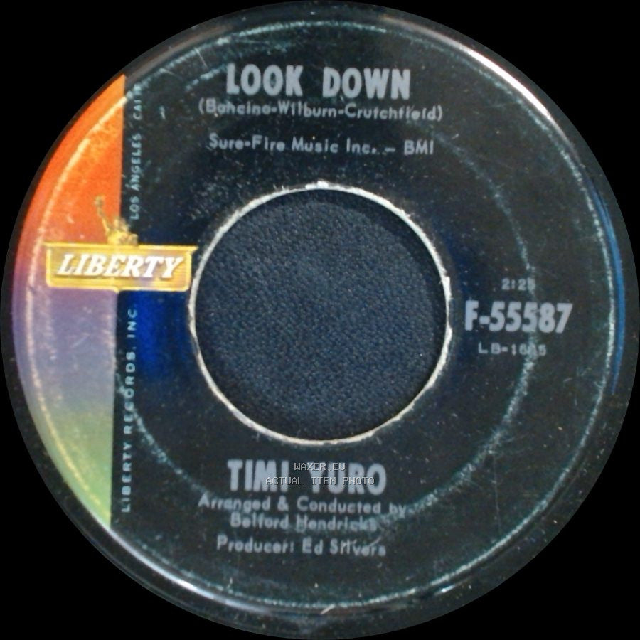 Timi Yuro - Look Down / Make The World Go Away side A