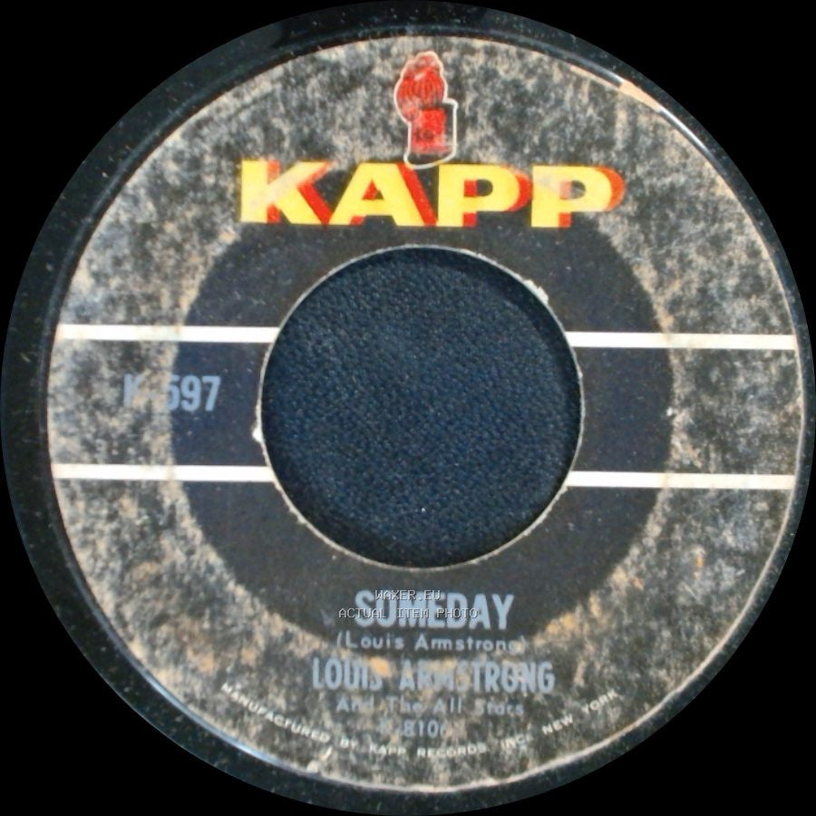 Louis Armstrong And The All Stars / Tommy Dorsey Orch. - Someday / I Still Get Jealous side A