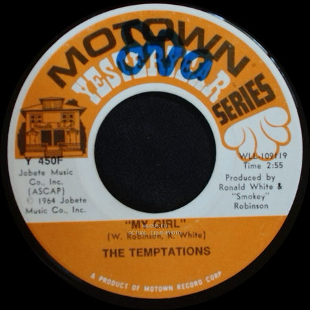 The Temptations - The Way You Do The Things You Do / My Girl side B