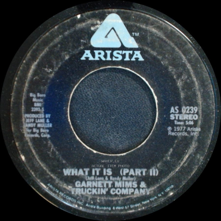 Garnett Mimms & Truckin' Company - What It Is / What It Is (Part Ii) side B