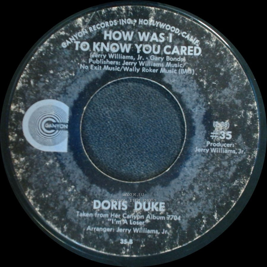 Doris Duke - Feet Start Walking / How Was I To Know You Cared side B