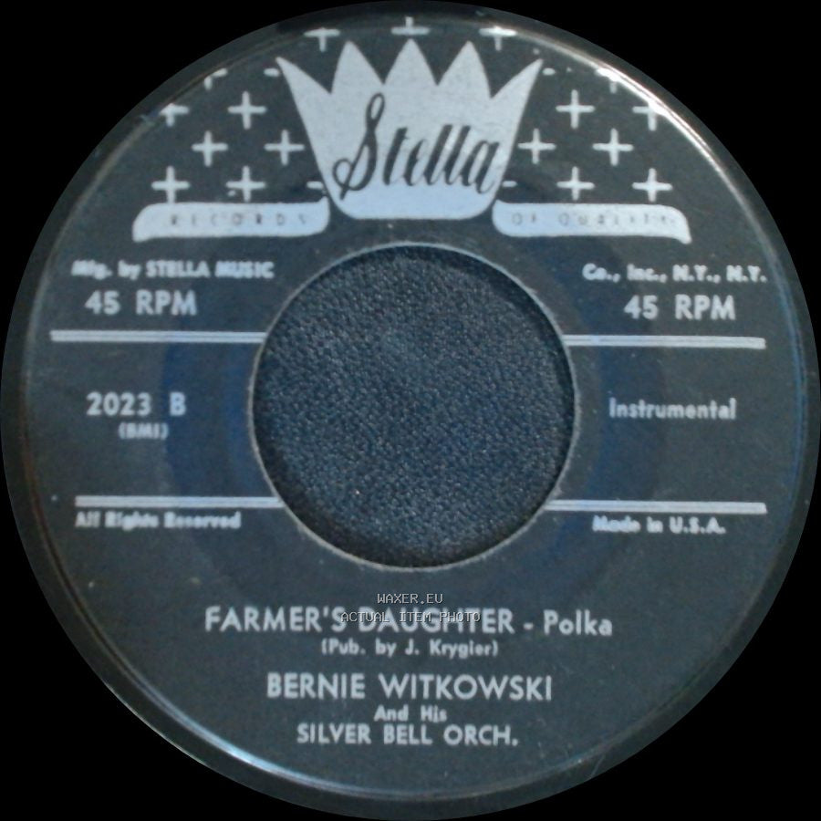 Bernie Witkowski And His Silver Bell Orch. - The Polka Hop / Farmer's Daughter - Polka side B