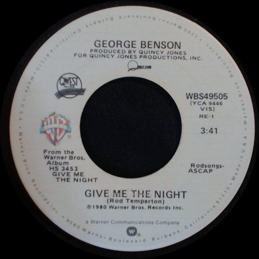 George Benson - Give Me The Night / Dinorah, Dinorah side A