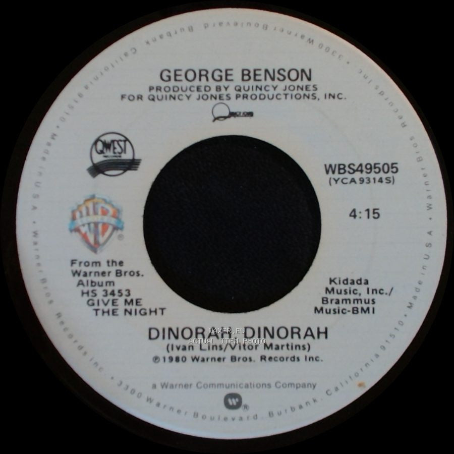 George Benson - Give Me The Night / Dinorah, Dinorah side B