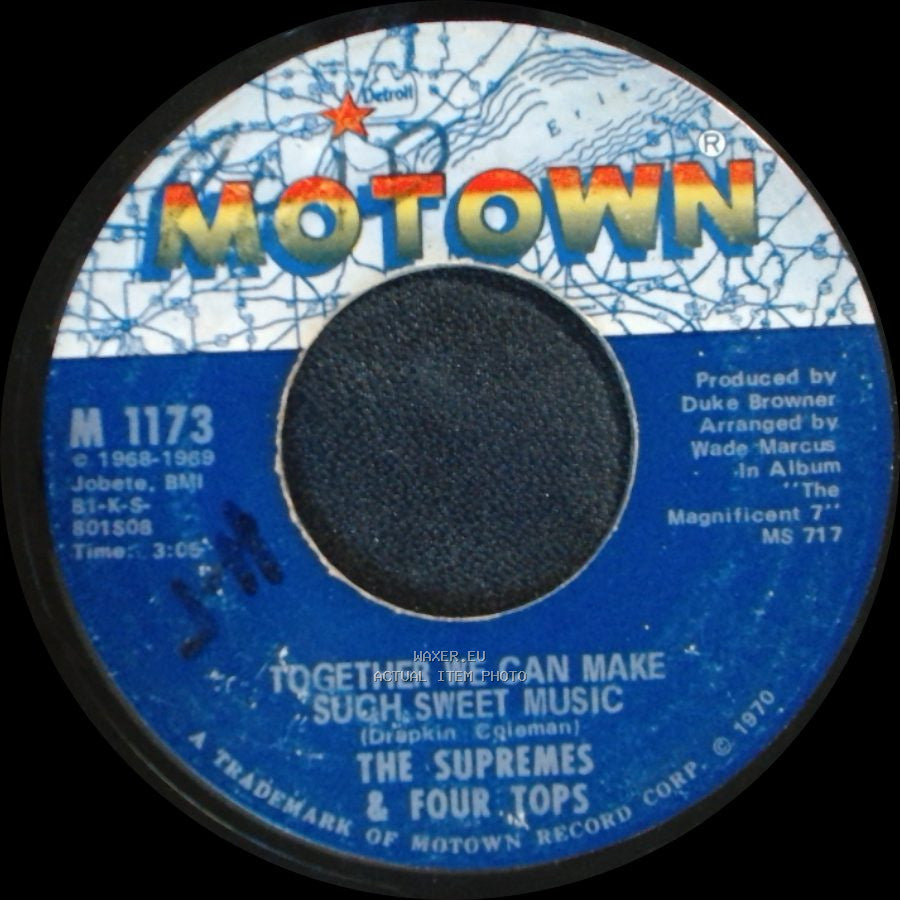The Supremes & Four Tops - River Deep - Mountain High / Together We Can Make Such Sweet Music side B