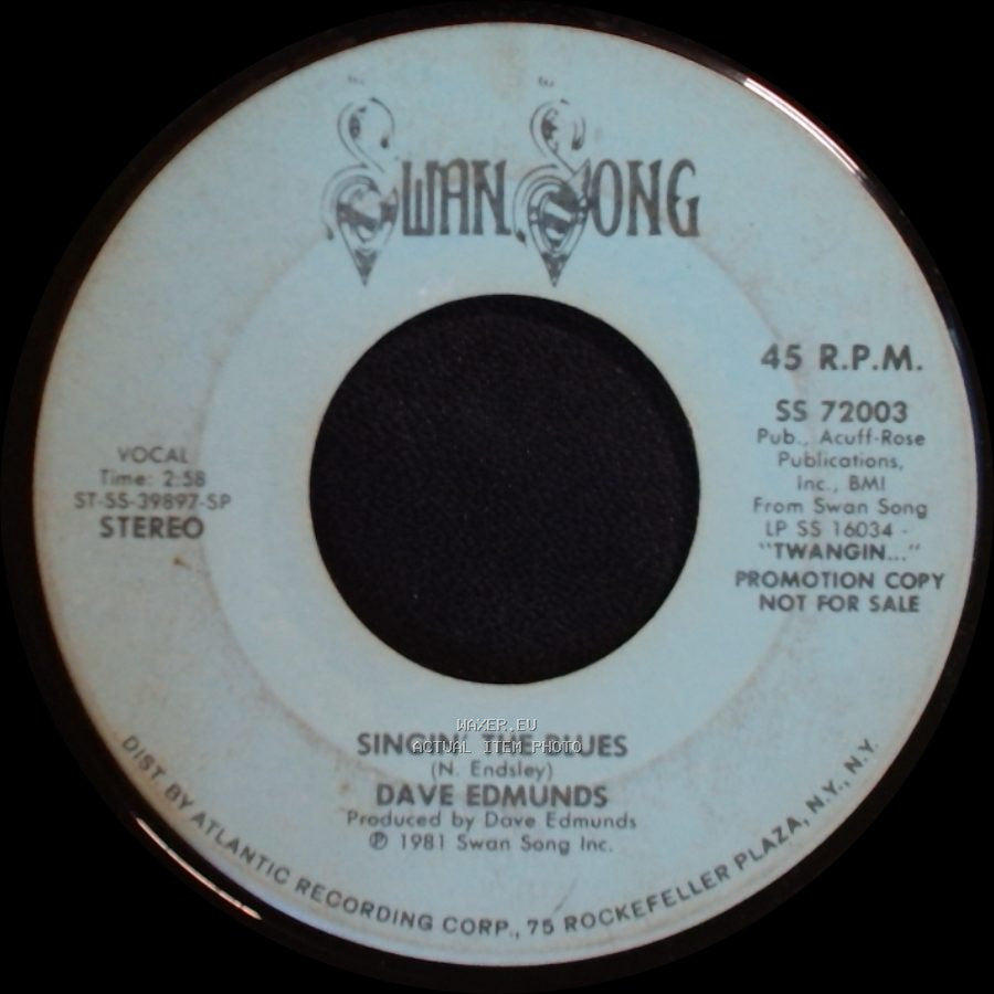 Dave Edmunds - Singin' The Blues / The Race Is On side A