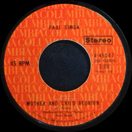 Paul Simon - Mother And Child Reunion / Paranoia Blues side A