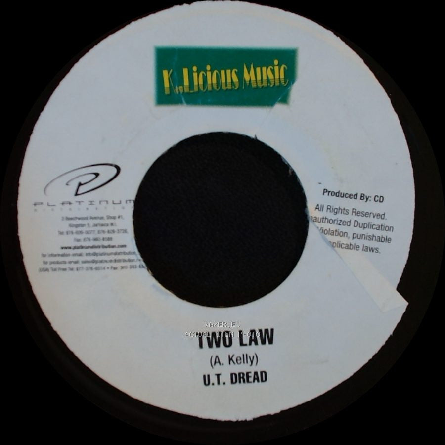U.T. Dread / Cl. Smooth/Lexxus/Xtatik - Two Law / Kiki side A