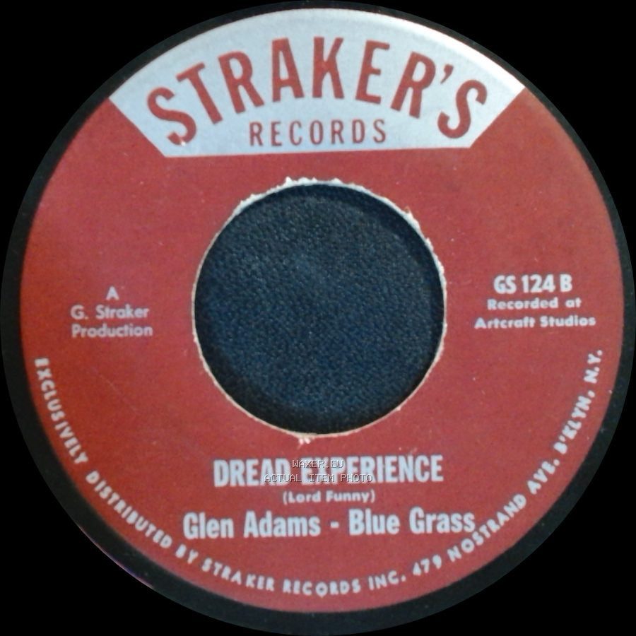 Glen Adams - Blue Grass / Glen Adams - Dread Experience / Soul Chick Reggae side A