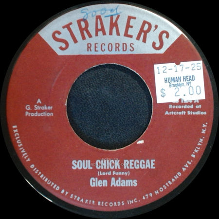 Glen Adams - Blue Grass / Glen Adams - Dread Experience / Soul Chick Reggae side B