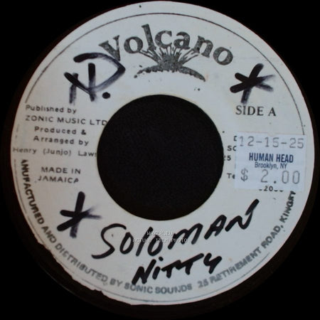 Soloman Nitty - Unknown Title A / Version side A
