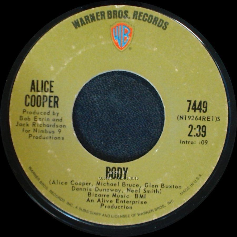 Alice Cooper - Body / Eighteen side A