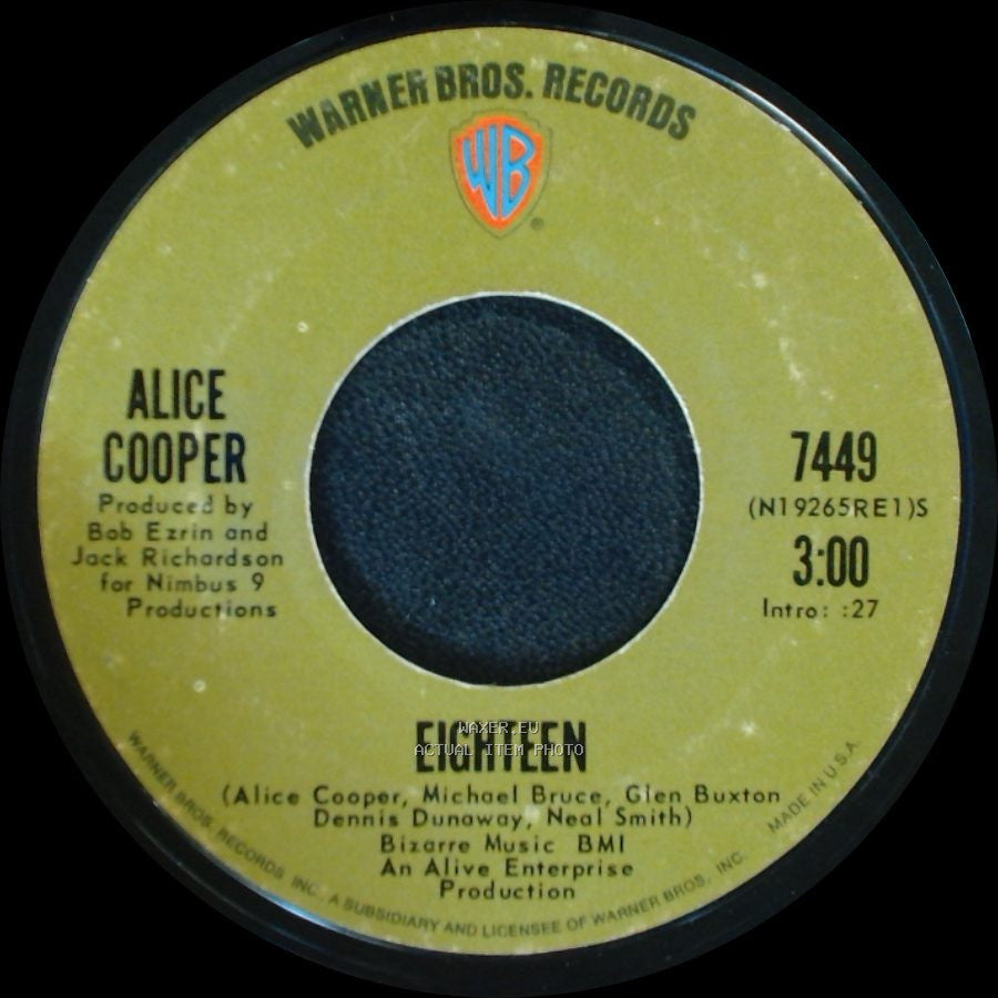 Alice Cooper - Body / Eighteen side B