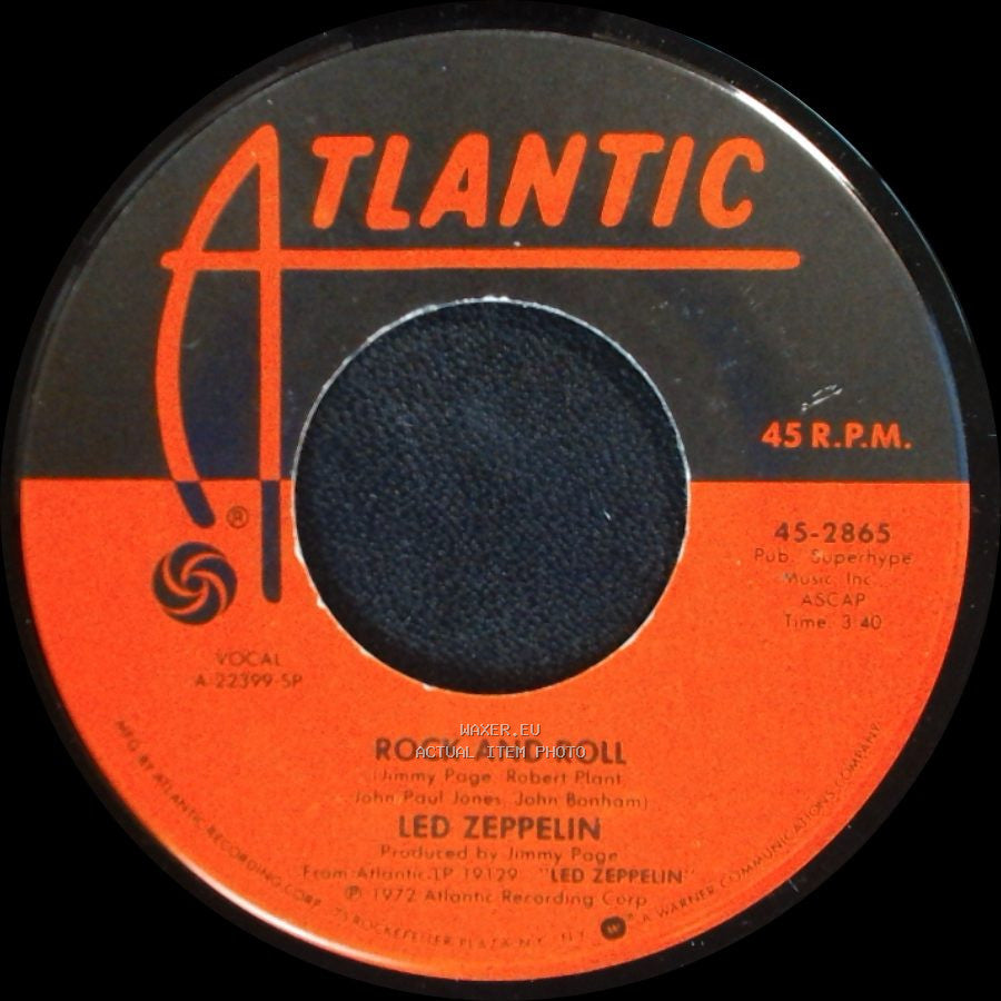 Led Zeppelin - Four Sticks / Rock And Roll side B
