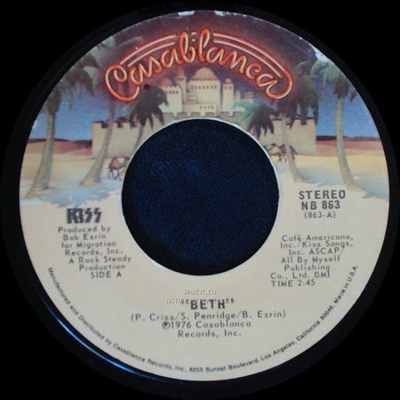 Kiss - Beth / Detroit Rock City side A