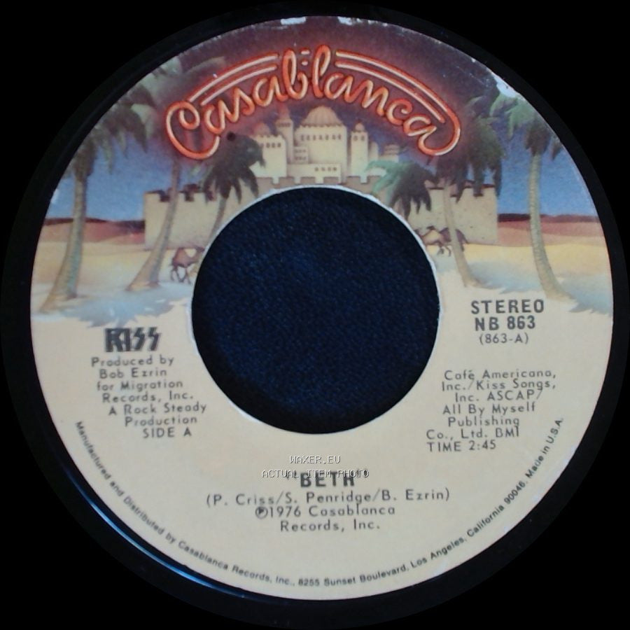 Kiss - Beth / Detroit Rock City side A