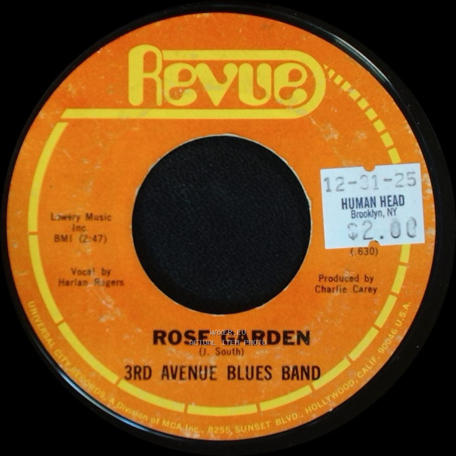 3Rd Avenue Blues Band - Rose Garden / Come On And Get It side A