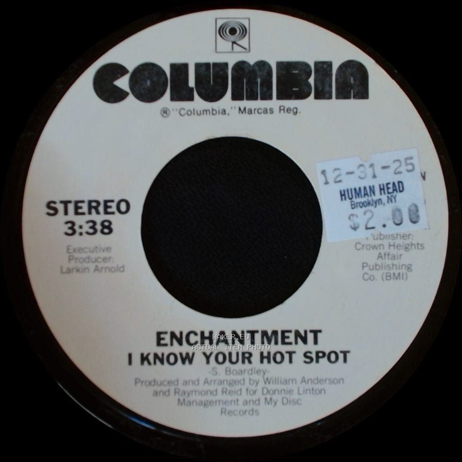 Enchantment - I Know Your Hot Spot / I Know Your Hot Spot side A