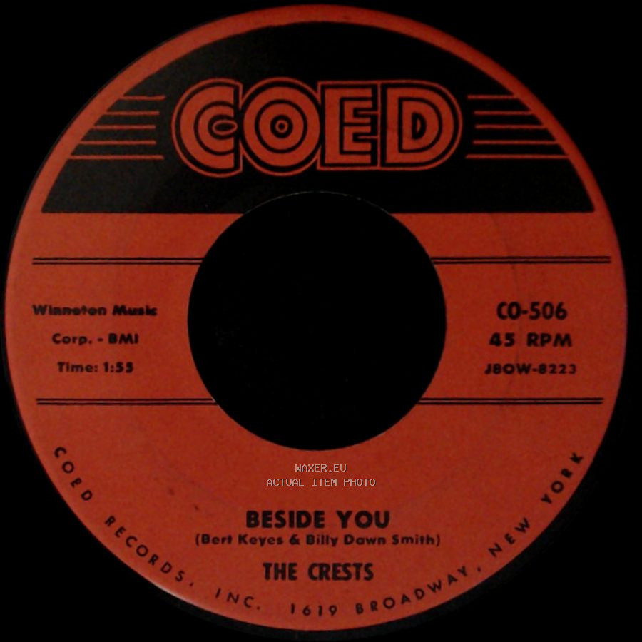 The Crests - Beside You / 16 Candles side A