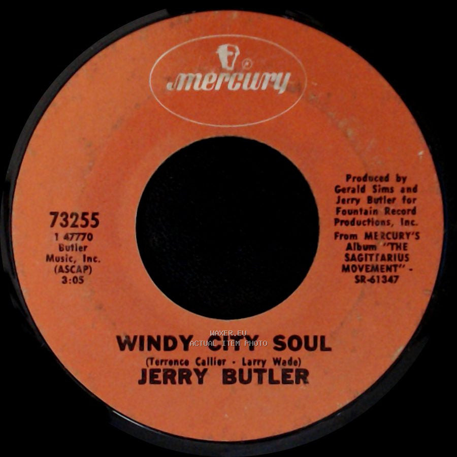 Jerry Butler / Jerry Butler And Brenda Lee Eager - Windy City Soul / Ain't Understanding Mellow side A