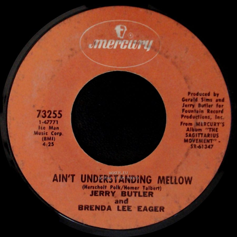 Jerry Butler / Jerry Butler And Brenda Lee Eager - Windy City Soul / Ain't Understanding Mellow side B