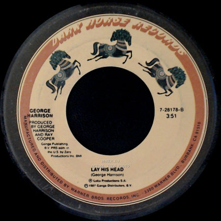 George Harrison - Lay His Head / Got My Mind Set On You side A