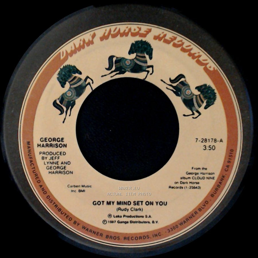 George Harrison - Lay His Head / Got My Mind Set On You side B
