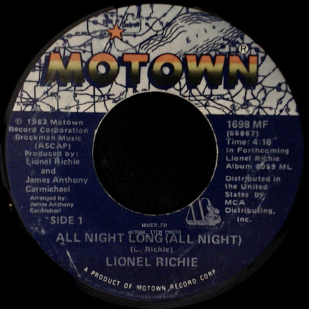 Lionel Richie - All Night Long (All Night) / Wandering Stranger side A