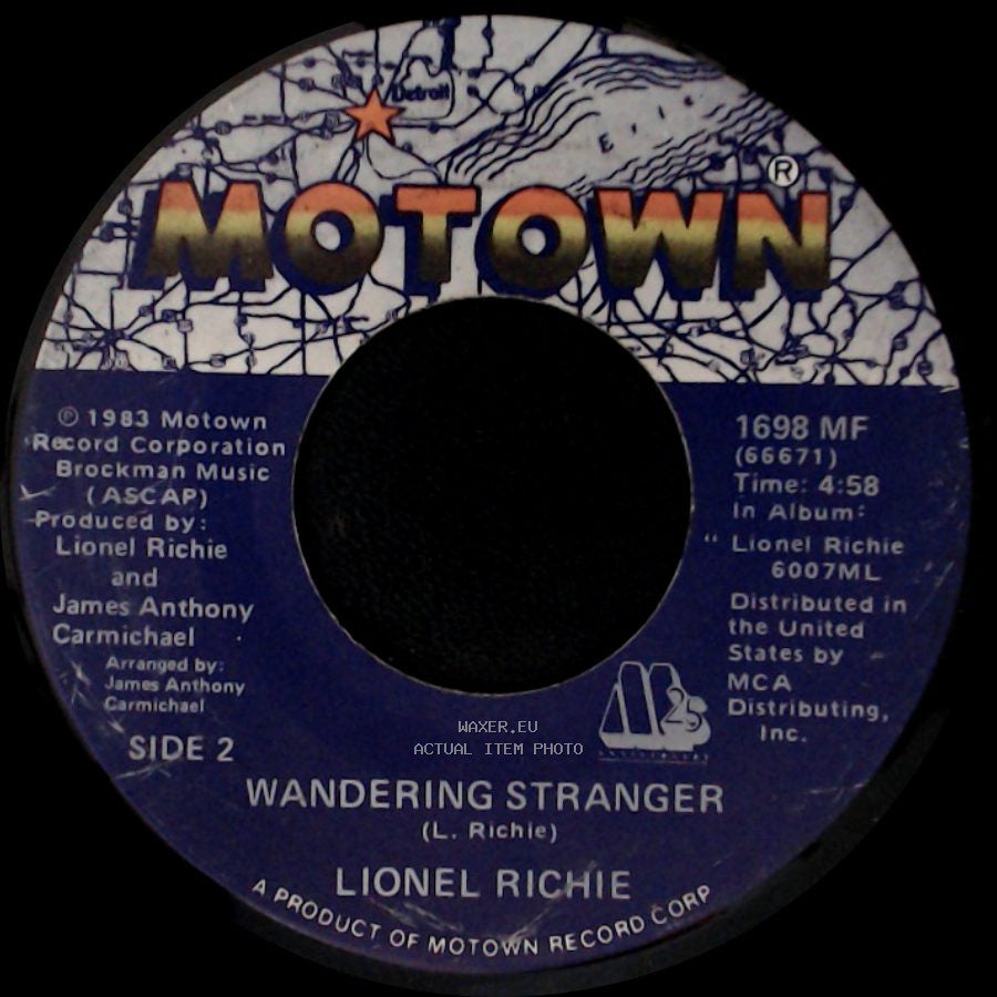 Lionel Richie - All Night Long (All Night) / Wandering Stranger side B
