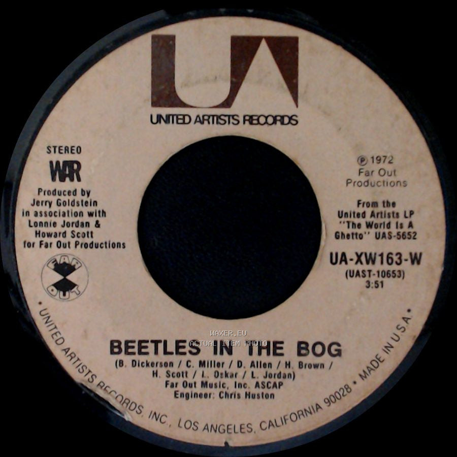 War - The Cisco Kid / Beetles In The Bog side B