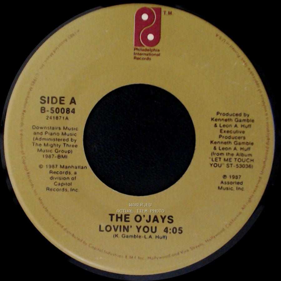 The O'jays - Lovin' You 4:05 / Don't Let The Dream Get Away side A