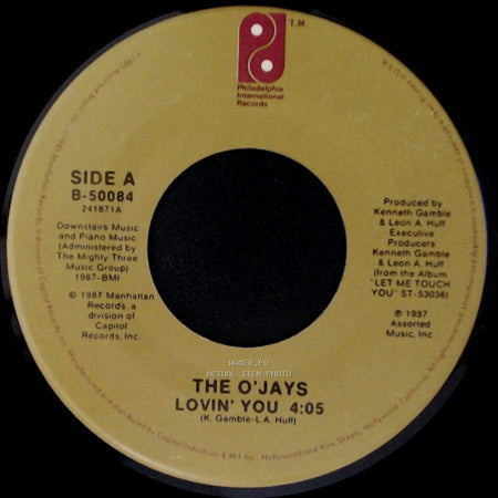 The O'jays - Lovin' You 4:05 / Don't Let The Dream Get Away side A