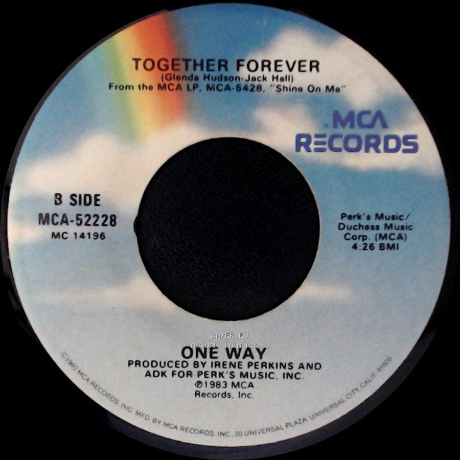 One Way - Shine On Me / Together Forever side B
