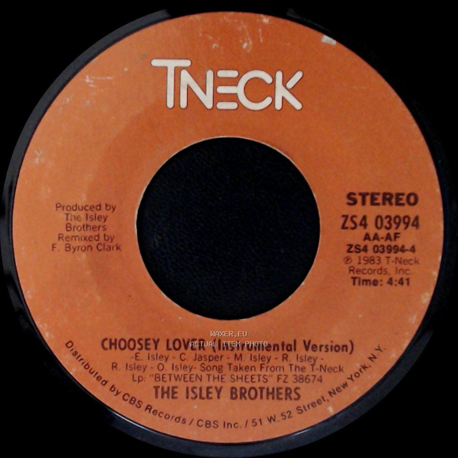 The Isley Brothers - Choosey Lover (Instrumental Version) / Choosey Lover side A
