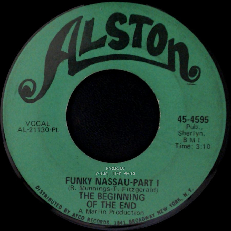 The Beginning Of The End - Funky Nassau-Part I / Funky Nassau-Part Ii side A