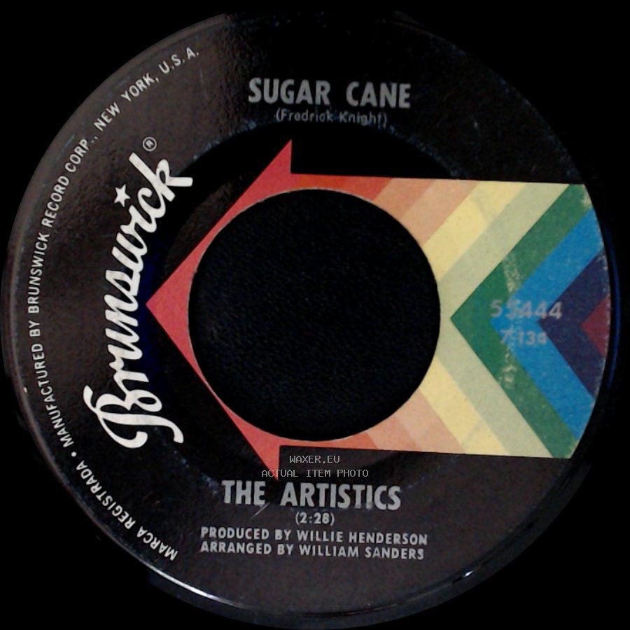 The Artistics - Make My Life Over (I Want You To) / Sugar Cane side B