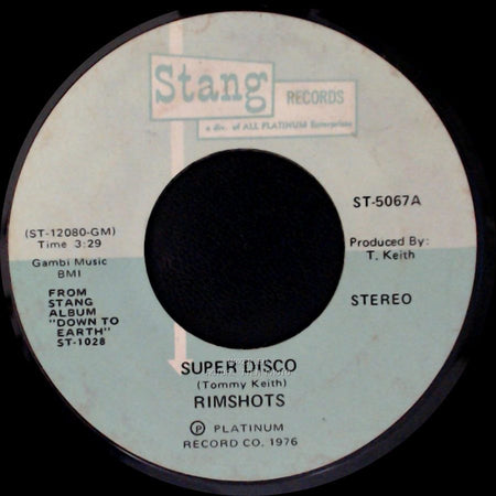 Rimshots - Super Disco / Groove Bus side A