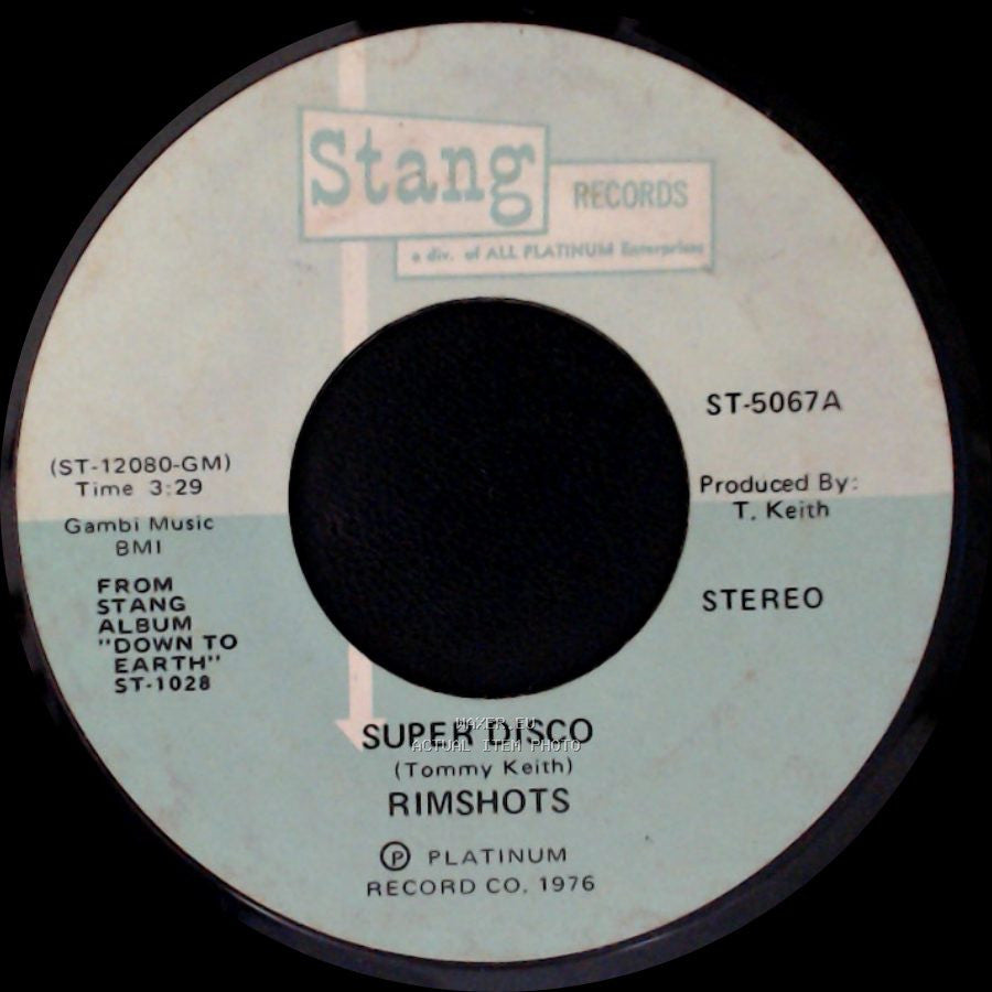 Rimshots - Super Disco / Groove Bus side A