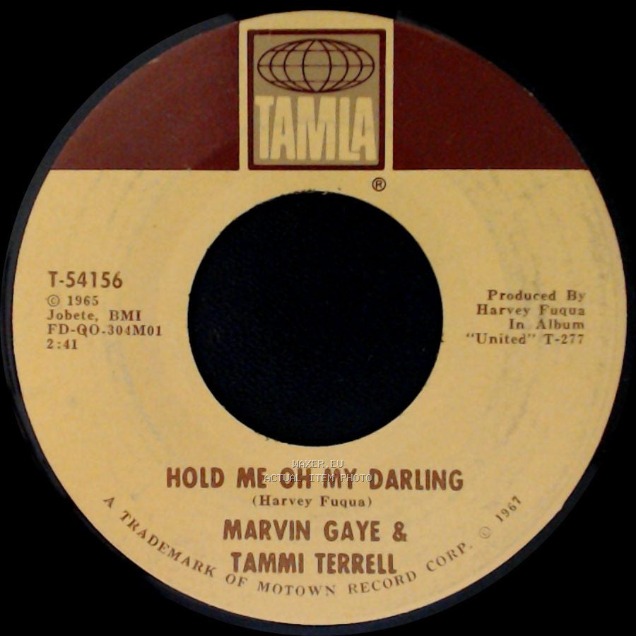 Marvin Gaye & Tammi Terrell - Your Precious Love / Hold Me Oh My Darling side B