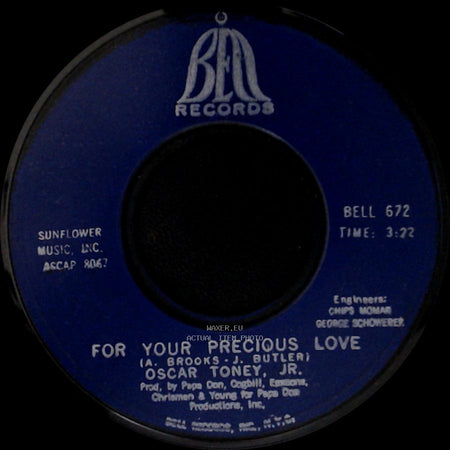 Oscar Toney, Jr. - For Your Precious Love / Ain't That True Love side A