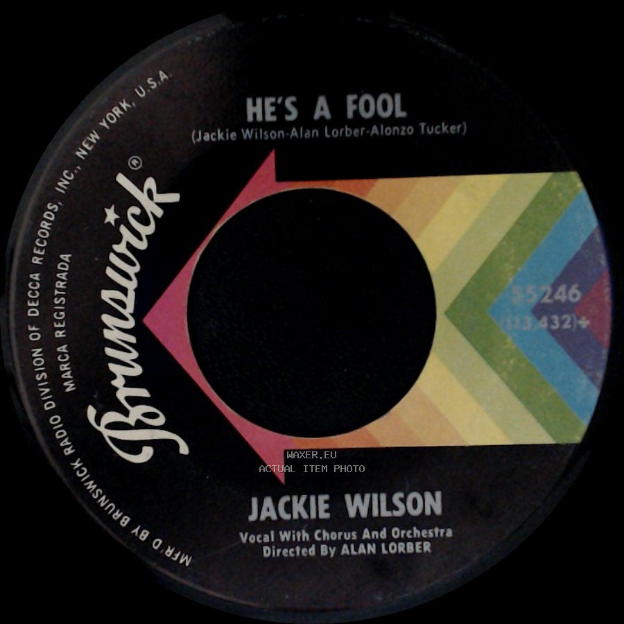 Jackie Wilson - Shake! Shake! Shake! / He's A Fool side B