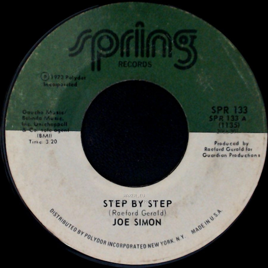 Joe Simon - Talk Don't Bother Me / Step By Step side B