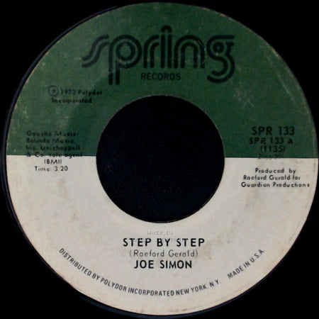 Joe Simon - Talk Don't Bother Me / Step By Step side B