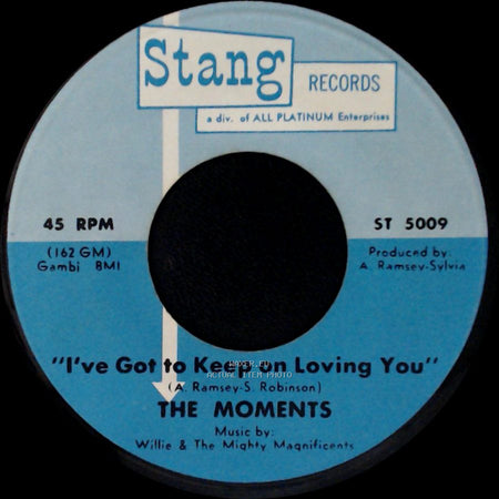 The Moments - Lovely Way She Loves / I've Got To Keep On Loving You side B