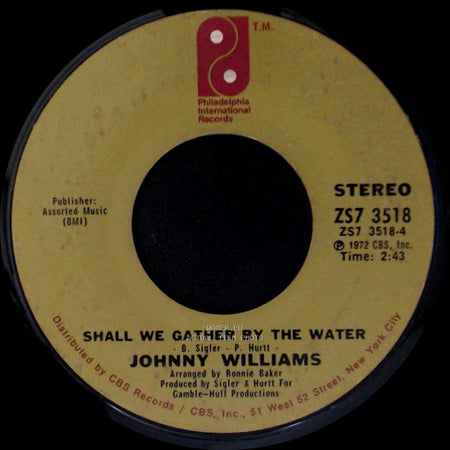 Johnny Williams - Slow Motion (Part 1) / Shall We Gather By The Water side B