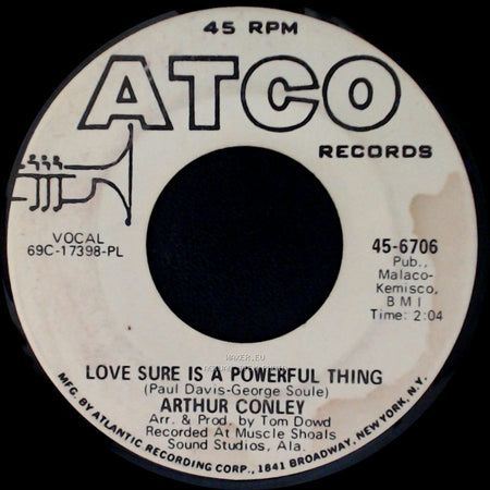 Arthur Conley - Love Sure Is A Powerful Thing / Star Review side A